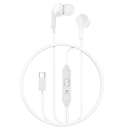 Handsfree USB-C XO Design EP82, Hvit