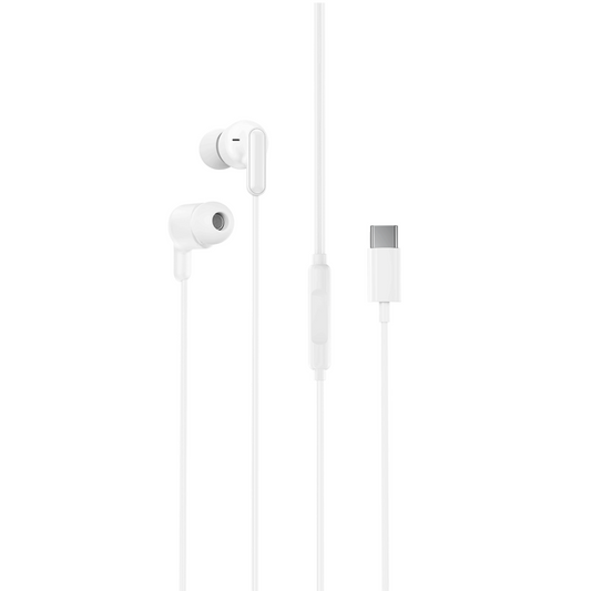 Handsfree USB-C XO Design EP84, Hvit