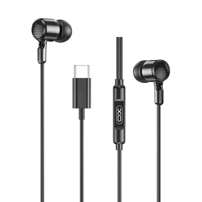 Handsfree USB-C XO Design EP81, Svart