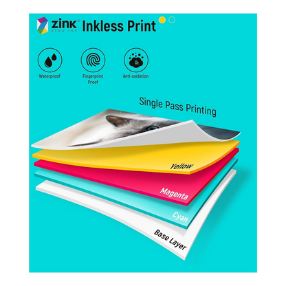 Liene fotopapir for Pearl 2x3-skriver, sett med 50 ark