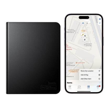 HOCO SmartTag Passport E91G for iOS-serien, svart