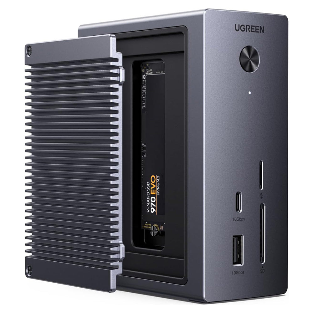 Multifunksjonell Hub UGREEN CM923 (55735), 10-i-1, Grå