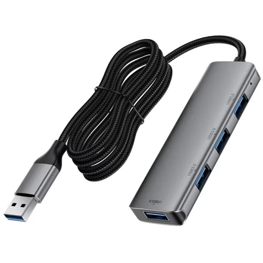 USB-hub Acefast J17, 4-i-1, Grå