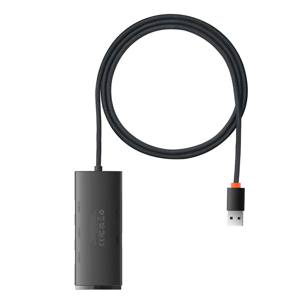 Hub USB Baseus Lite, 5in1, Svart WKQX030101