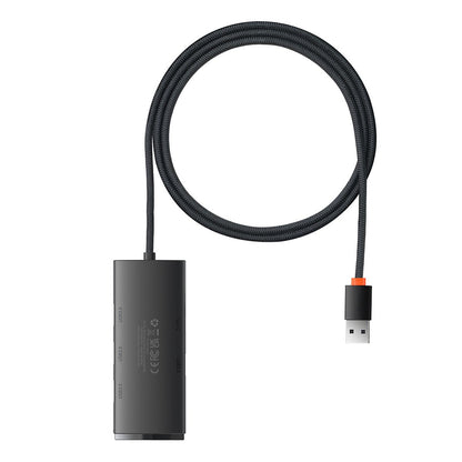 Hub USB Baseus Lite, 5in1, Svart WKQX030101