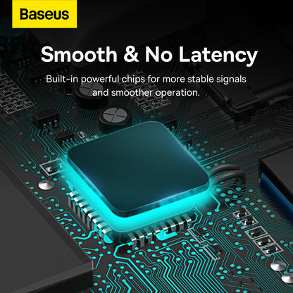 USB-C Hub fra Baseus Lite, 4 x USB-A 3.2, 2m, Hvit
