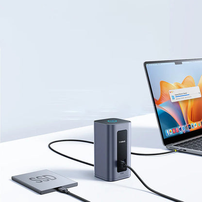 Multifunksjonell Hub Baseus Nomos NU1 Air Spacemate, 12in1, Grå B0114400