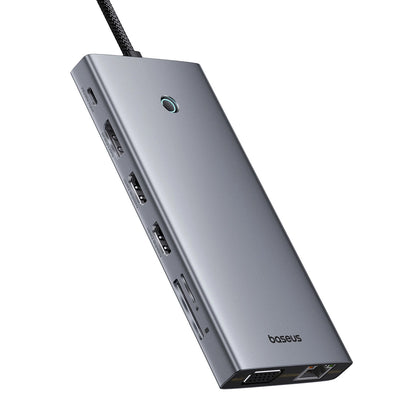 Hub USB-C Baseus PortalJoy, 13i1, Grå B00053002811-01