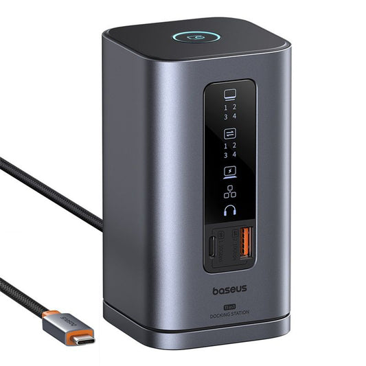 Hub USB-C Baseus SpaceMate, 11in1, Grå B00568101813-00