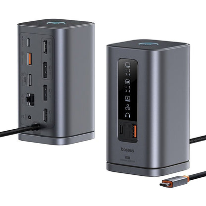 Hub USB-C Baseus SpaceMate, 11in1, Grå B00568101813-00