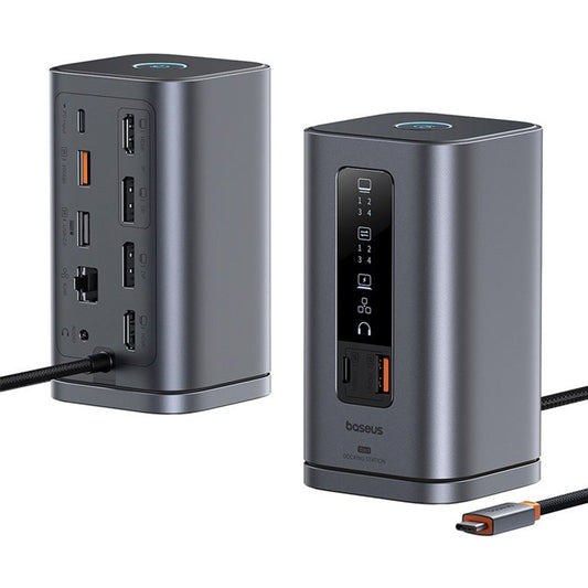 Hub USB-C Baseus SpaceMate, 11in1, Grå B00568101813-00