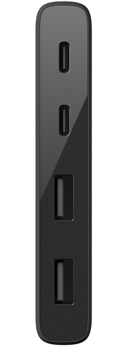 Belkin Mini USB-C-hub, 2 x USB-A 3.1 - 2 x USB-C, Svart F4U090btBLK