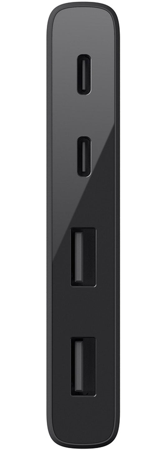 Belkin Mini USB-C-hub, 2 x USB-A 3.1 - 2 x USB-C, Svart F4U090btBLK