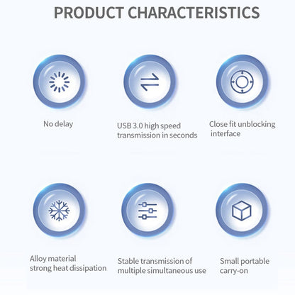 Hub USB-C Techsuit H12 ZenithDock, 4in1, Grå