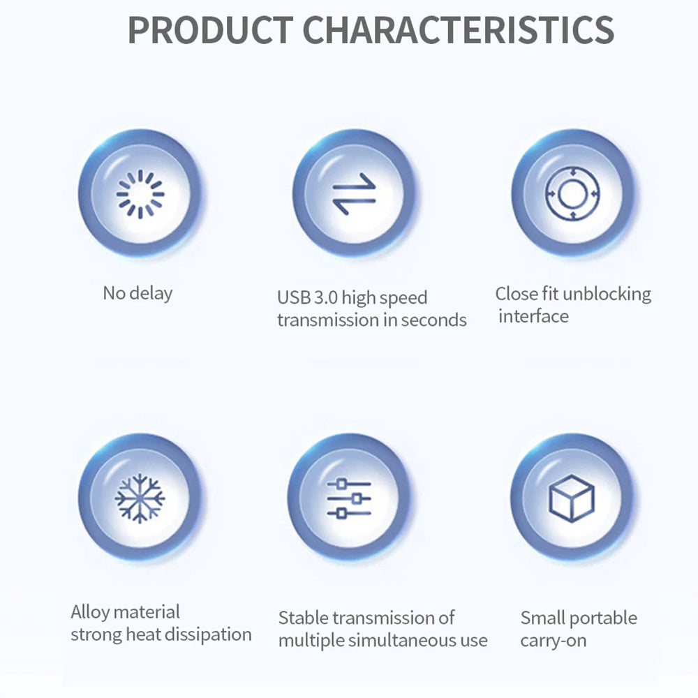 Hub USB-C Techsuit H13 ZenithDock, 4in1, Grå