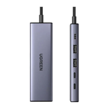 Hub USB-C UGREEN CM511 (75586), 6in1, Grå
