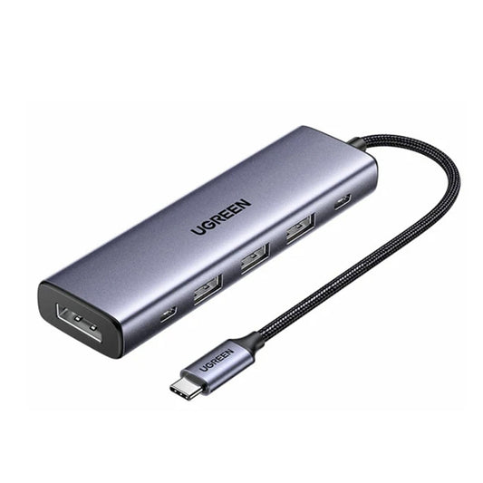 Hub USB-C UGREEN CM511 (75642), 6in1, Grå