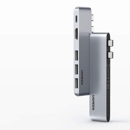 UGREEN USB-C-hub for Apple MacBook Pro / Air-serien, 3 x USB-A 3.0 - 1 x USB-C - 1 x HDMI, Grå