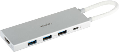 Hub USB-C Xiaomi, 3 x USB-A 3.0 - 1 x USB-C - 1 x HDMI, Hvit BHR8804GL