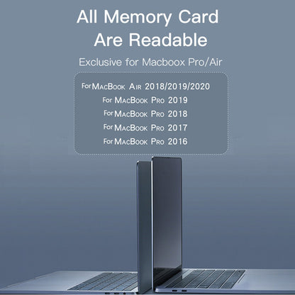 USB-C-hub Yesido HB10 for Apple MacBook Pro / Air, 6in1, Grå