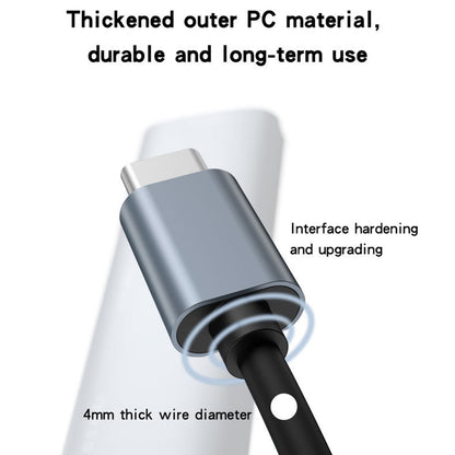 Hub USB-C Yesido HB17, 4in1, Grå