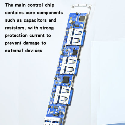 Hub USB-C Yesido HB17, 4in1, Grå
