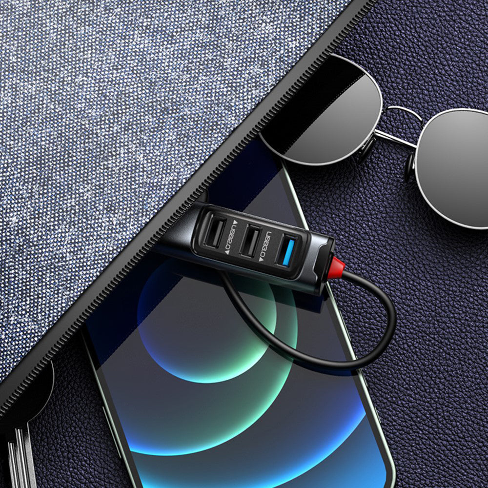 Hub USB-C Yesido HB23, 5in1, Grå