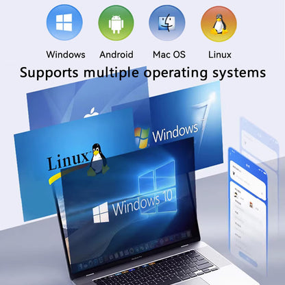 Hub USB-C Yesido HB23, 5in1, Grå