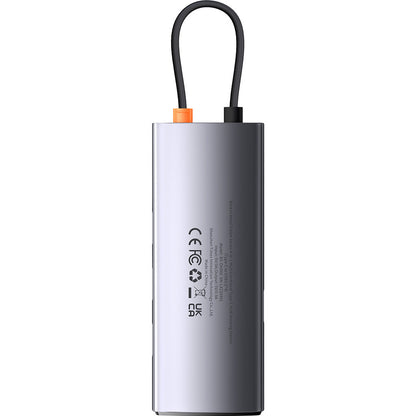 Hub USB-C Baseus Metal Gleam, 4 x USB-A 3.0, Grå WKWG070013