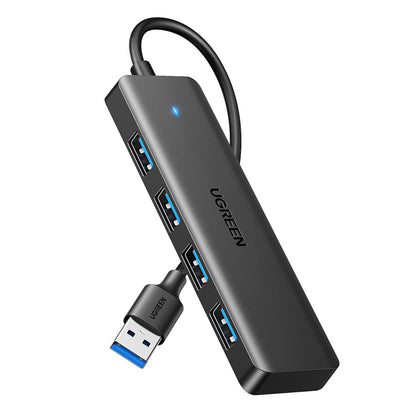 Hub USB UGREEN CM219 (25851), 4 x USB-A 3.0, Svart