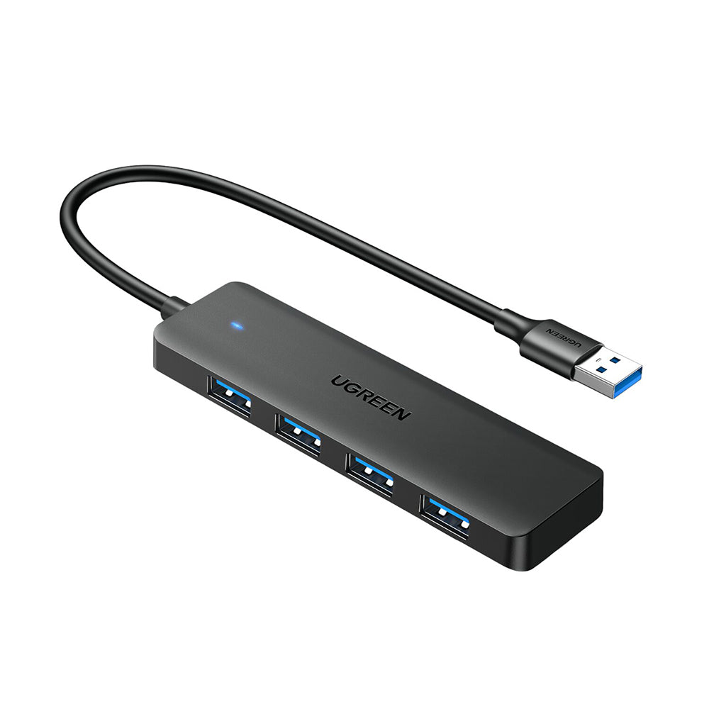 Hub USB UGREEN CM219 (25851), 4 x USB-A 3.0, Svart