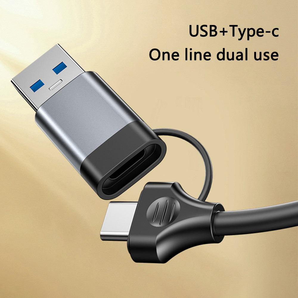 USB / USB-C-hub Yesido HB20, 5i1, Grå
