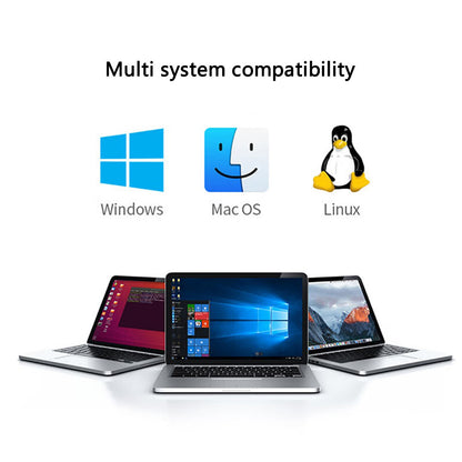 USB / USB-C-hub Yesido HB20, 5i1, Grå