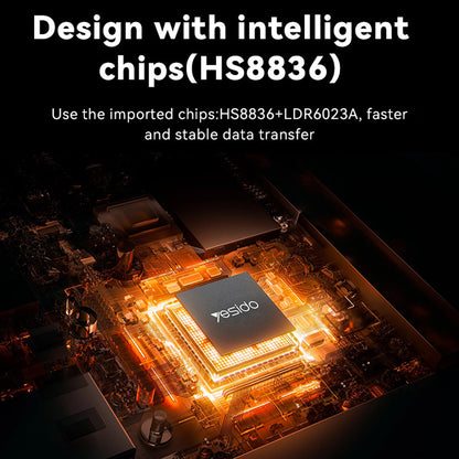 USB / USB-C-hub Yesido HB21, 5i1, Grå