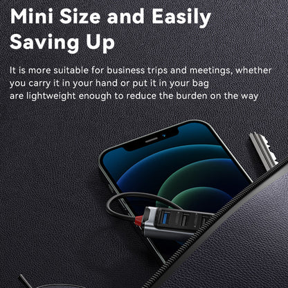 USB / USB-C-hub Yesido HB21, 5i1, Grå