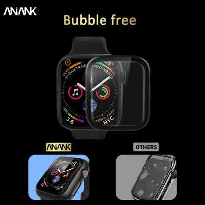 Anank Screen Guard-etui for Apple Watch Series 7 41mm, svart