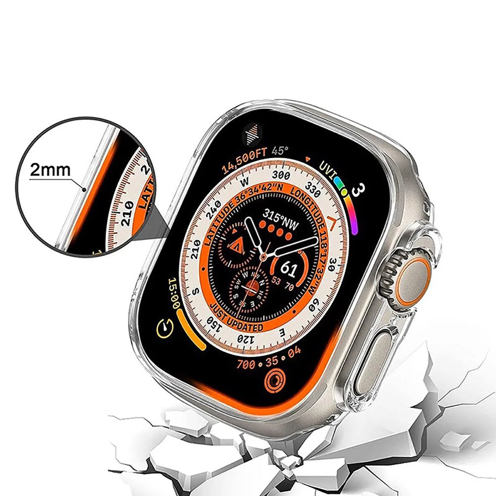 Anank Screen Guard-etui for Apple Watch Series 7 45mm, svart