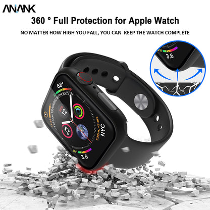 Anank Screen Guard-etui for Apple Watch Series 7 45mm, svart