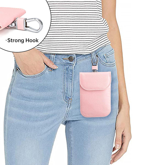 Lommebok med RFID-beskyttelse Techsuit AF2, Rosa