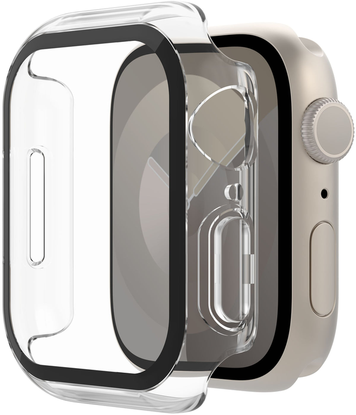 Belkin ScreenForce TemperedCurve deksel for Apple Watch 40mm / 41mm Series, Transparent OVG003zzCL