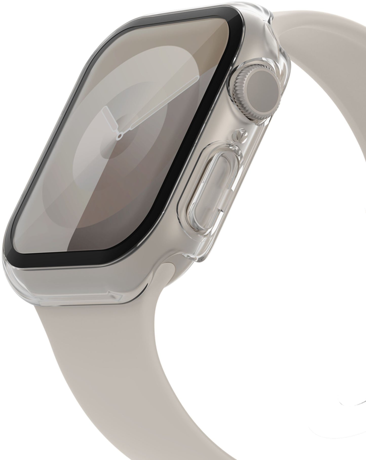Belkin ScreenForce TemperedCurve deksel for Apple Watch 44mm / 45mm Series, Transparent OVG004zzCL-REV