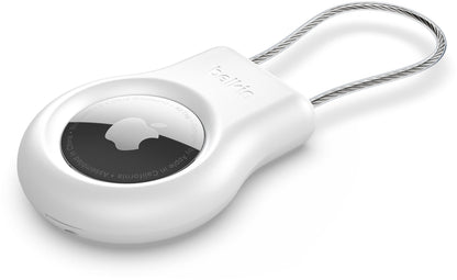 Belkin Wire Cable-etui for Apple AirTag, hvit MSC009btWH