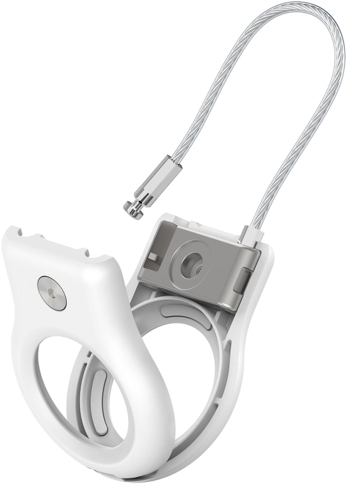 Belkin Wire Cable-etui for Apple AirTag, hvit MSC009btWH