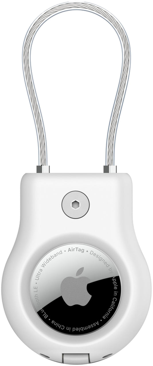 Belkin Wire Cable-etui for Apple AirTag, hvit MSC009btWH