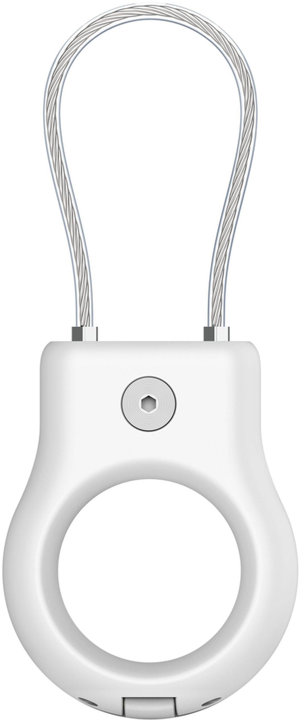 Belkin Wire Cable-etui for Apple AirTag, hvit MSC009btWH