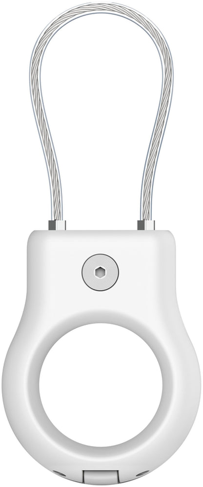 Belkin Wire Cable-etui for Apple AirTag, hvit MSC009btWH