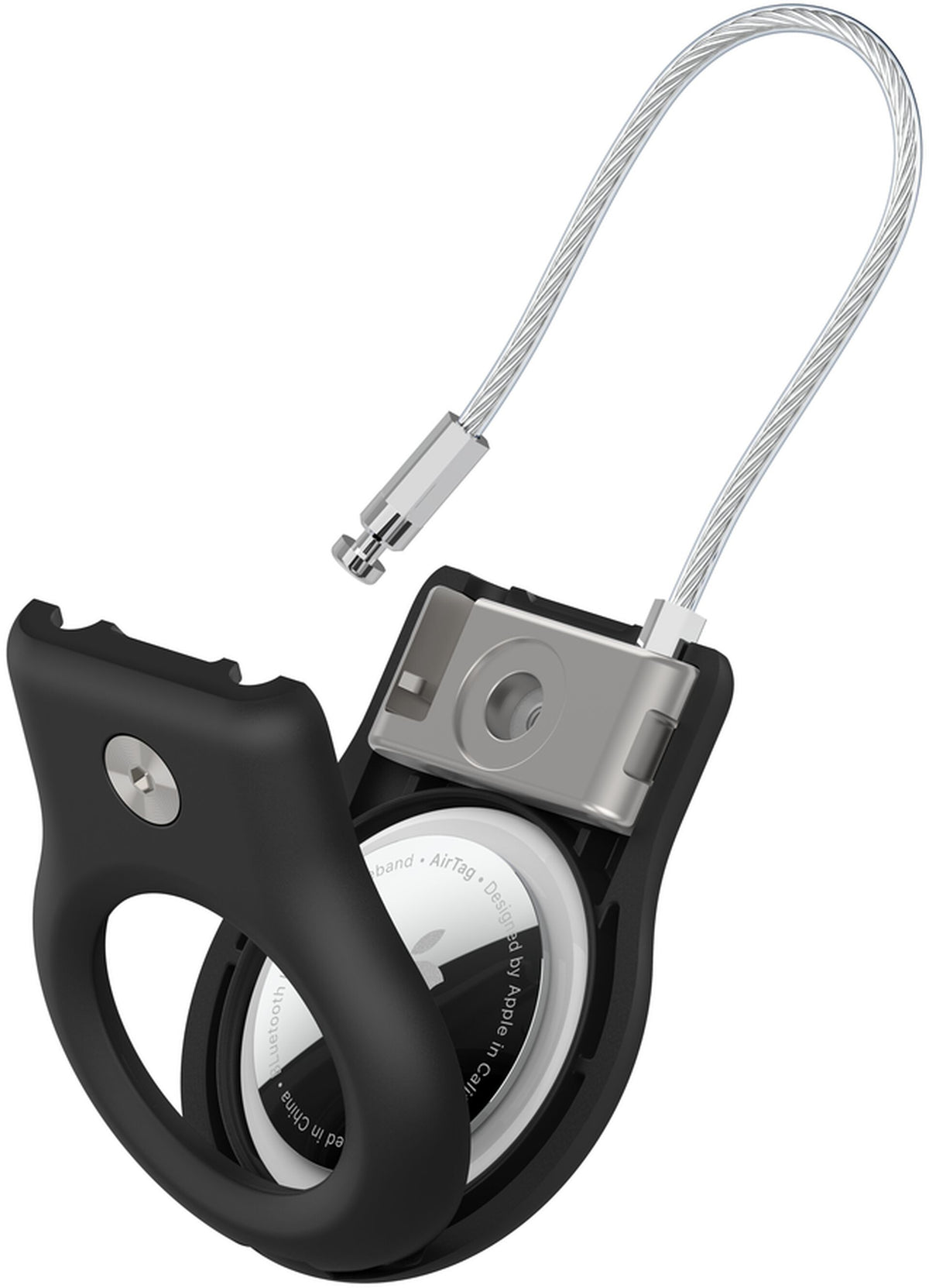 Belkin Wire Cable-etui for Apple AirTag, svart MSC009btBK