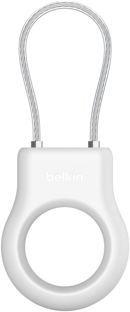 Belkin Wire Cable-etui for Apple AirTag, hvit MSC009btWH
