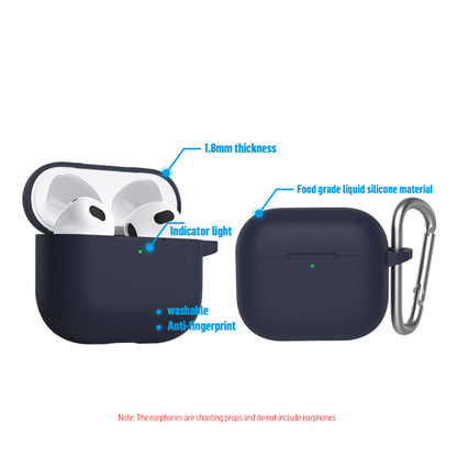 Blueo Liquid-etui for Apple AirPods 3, svart