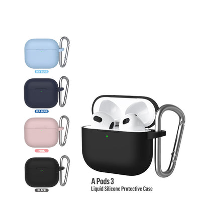 Blueo Liquid-etui for Apple AirPods 3, Rosa